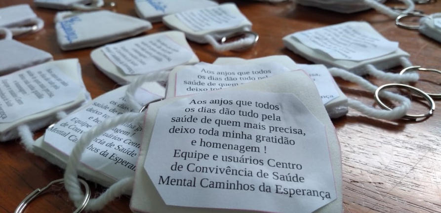 Palavras que inspiram: HNSC recebe linda doação do Centro de Convivência Caminho da Esperança