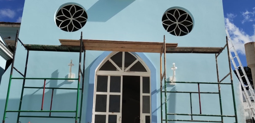 Começa a reforma da Capela Nossa Senhora da Conceição