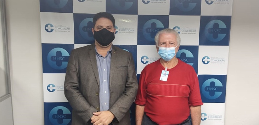 Deputado Igor Timo elogia estrutura administrativa do HNSC e sinaliza liberação de recursos